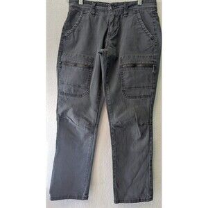 Supplies Women Pants Size 4 (29x25) Gray Cargo Utility Grunge Straight (654)